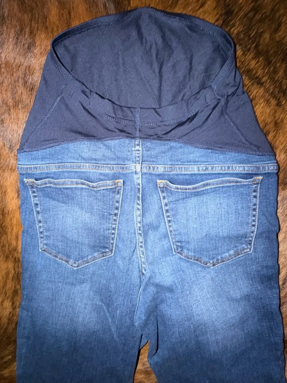 J.Crew Maternity Jeans Size 28 Over the Bump Skinny Stretch Denim